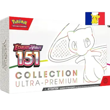Coffret Pokémon 151 ULTRA PREMIUM EV3.5 Mew OUVERT +Goodies