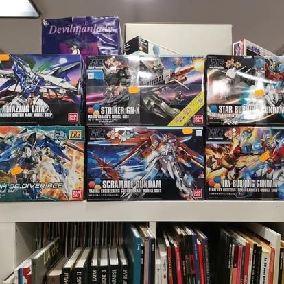 Maquettes Gunpla Bandai (visuel illustratif de la gamme)